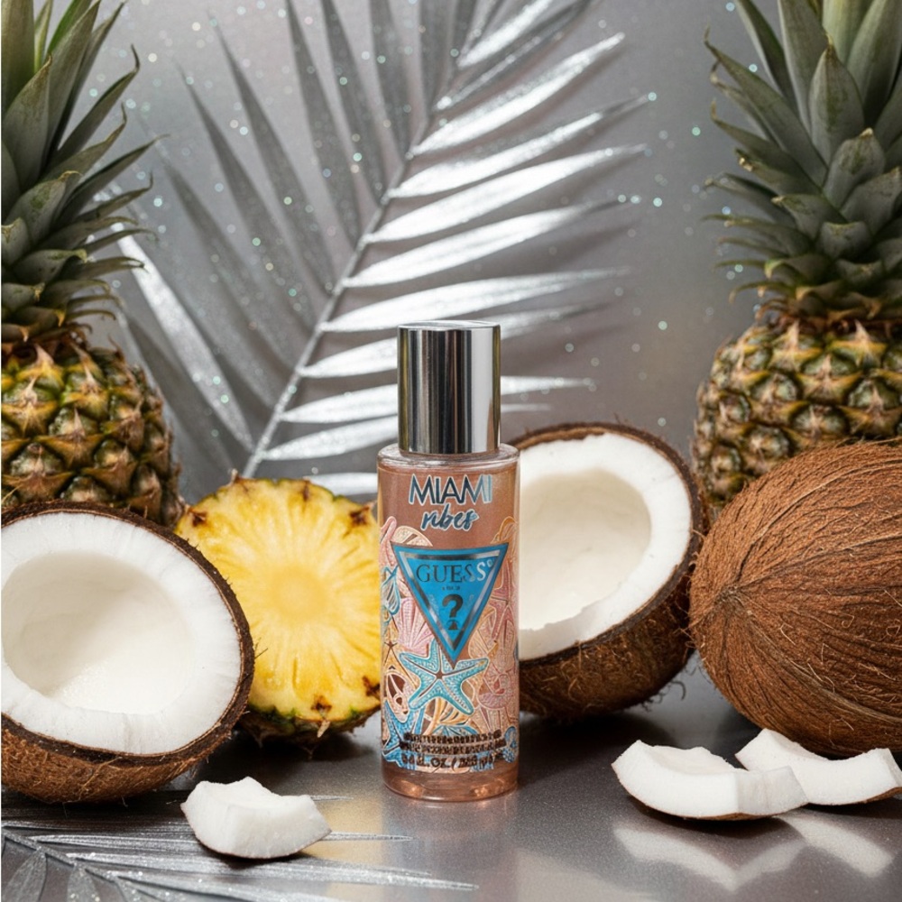 Guess Miami Vibes Body Oil - Gold and Blue